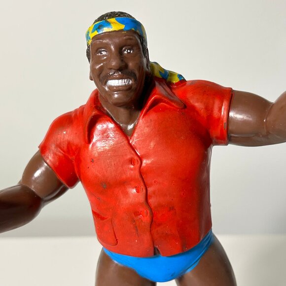 Vintage 80s LJN WWF Special Delivery Jones Wrestling Action Figure (11B) - Picture 2 of 8